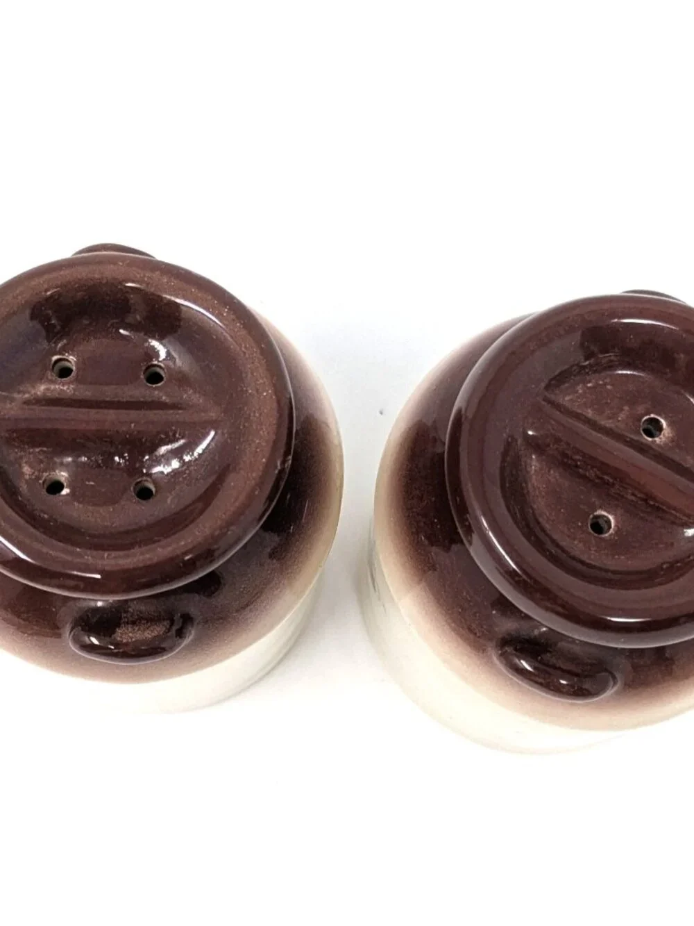 VTG Brock of California Chanticleer Rooster Salt & Pepper Shakers Milk Can 50s